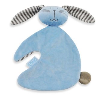 Rabbit with embroidered name blue