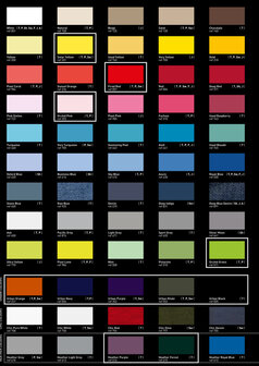 B en C kleuren