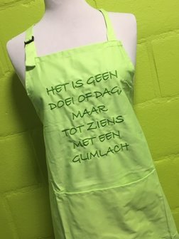 Gepersonaliseerde schort