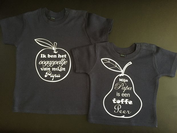 T-shirt baby's knoop schouder